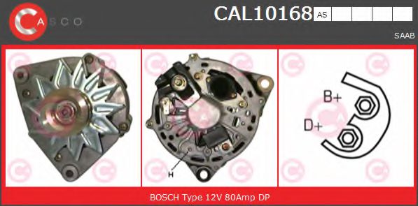 CASCO CAL10168AS Генератор для SAAB (Сааб) CASCO CAL10168AS Генератор для SAAB (Сааб)