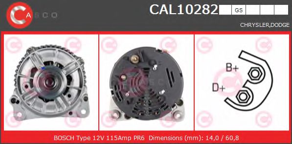 CASCO CAL10282GS Генератор 
