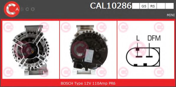 CASCO CAL10286GS Генератор<br >02 2005 