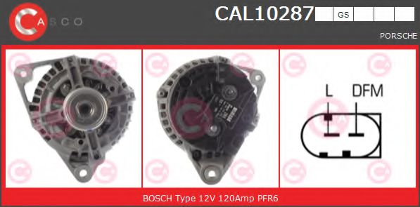 CASCO CAL10287GS Генератор 