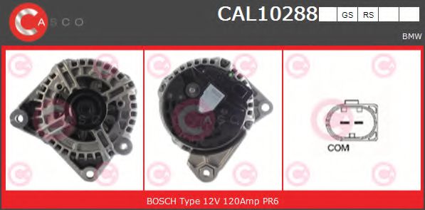 CASCO CAL10288GS Генератор для BMW Z4 (Бмв Z4) CASCO CAL10288GS Генератор для BMW Z4 (Бмв Z4)