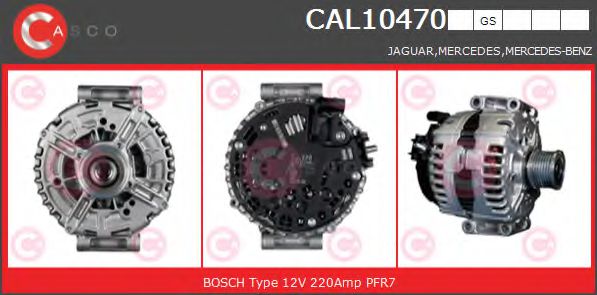 CASCO CAL10470GS Генератор для MERCEDES-BENZ GL-CLASS (Мэрcэдэс-бэнз Жл класс) CASCO CAL10470GS Генератор для MERCEDES-BENZ GL-CLASS (Мэрcэдэс-бэнз Жл класс)