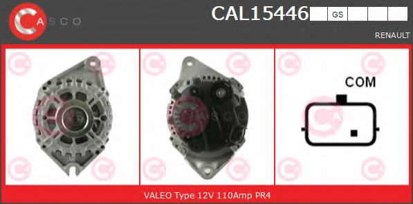 CASCO CAL15446GS Генератор для RENAULT KANGOO / GRAND KANGOO (Рено Кангу / гранд кангу) CASCO CAL15446GS Генератор для RENAULT KANGOO / GRAND KANGOO (Рено Кангу / гранд кангу)