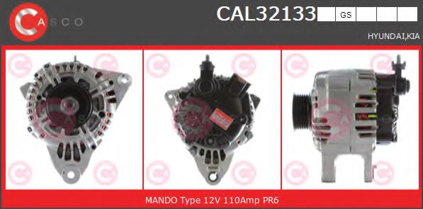 CASCO CAL32133GS Генератор для HYUNDAI SONATA IV (Хендай Соната 4) CASCO CAL32133GS Генератор для HYUNDAI SONATA IV (Хендай Соната 4)