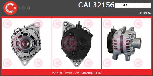 CASCO CAL32156GS Генератор для HYUNDAI I800 (Хендай И800) CASCO CAL32156GS Генератор для HYUNDAI I800 (Хендай И800)