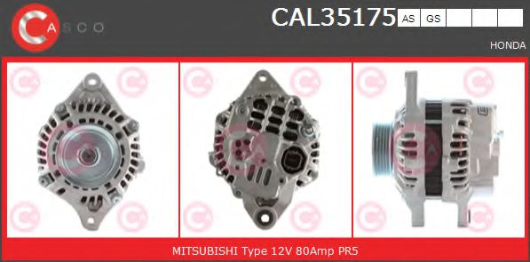 CASCO CAL35175AS Генератор для HONDA CIVIC VIII (Хонда Цивик 8) CASCO CAL35175AS Генератор для HONDA CIVIC VIII (Хонда Цивик 8)