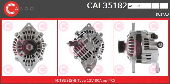 CASCO CAL35182AS Генератор для SUBARU LIBERTY OUTBACK (Субару Либэртъ аутбэк)