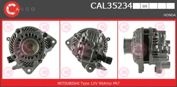 CASCO CAL35234GS Генератор для HONDA CIVIC VIII (Хонда Цивик 8) CASCO CAL35234GS Генератор для HONDA CIVIC VIII (Хонда Цивик 8)