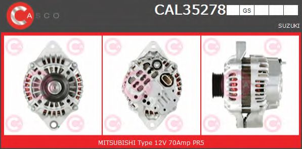 CASCO CAL35278GS Генератор для SUZUKI ESTEEM (Сузуки Эстээм) CASCO CAL35278GS Генератор для SUZUKI ESTEEM (Сузуки Эстээм)
