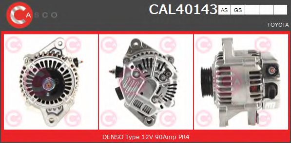 CASCO CAL40143AS Генератор для TOYOTA YARIS VERSO (Тойота/тоета Ярис версо) CASCO CAL40143AS Генератор для TOYOTA YARIS VERSO (Тойота/тоета Ярис версо)