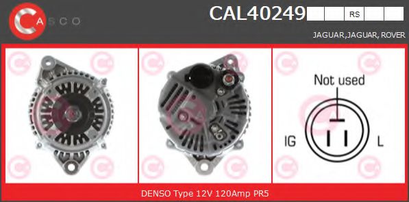 CASCO CAL40249RS Генератор для JAGUAR VANDEN PLAS (Ягуар Vандэн плас) CASCO CAL40249RS Генератор для JAGUAR VANDEN PLAS (Ягуар Vандэн плас)