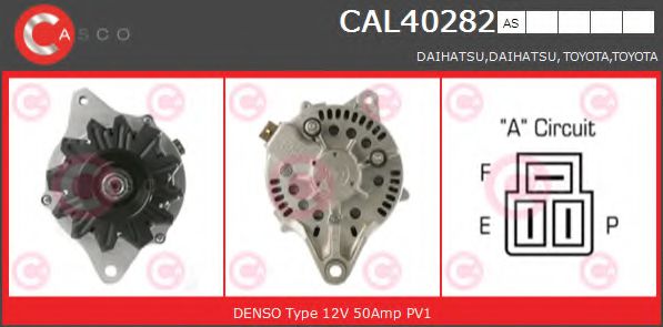 CASCO CAL40282AS Генератор для DAIHATSU (Дайхатсу) CASCO CAL40282AS Генератор для DAIHATSU (Дайхатсу)