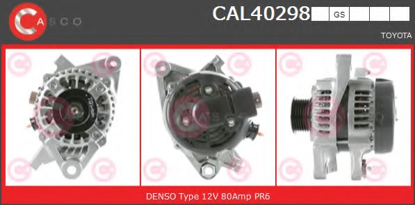 CASCO CAL40298GS Генератор для TOYOTA YARIS (Тойота/тоета Ярис) CASCO CAL40298GS Генератор для TOYOTA YARIS (Тойота/тоета Ярис)