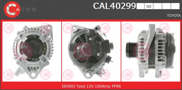 CASCO CAL40299GS Генератор для TOYOTA YARIS (Тойота/тоета Ярис) CASCO CAL40299GS Генератор для TOYOTA YARIS (Тойота/тоета Ярис)