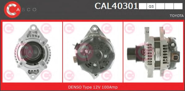 CASCO CAL40301GS Генератор для TOYOTA (Тойота/тоета)