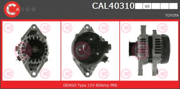 CASCO CAL40310GS Генератор для TOYOTA (Тойота/тоета)