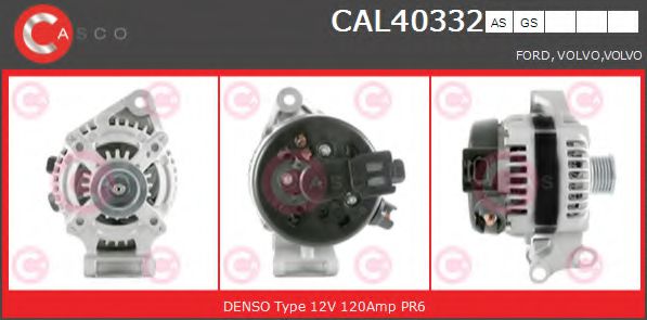 CASCO CAL40332AS Генератор для VOLVO (Вольво) CASCO CAL40332AS Генератор для VOLVO (Вольво)