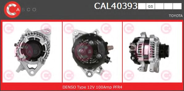 CASCO CAL40393GS Генератор для TOYOTA VITZ (Тойота/тоета Vитз) CASCO CAL40393GS Генератор для TOYOTA VITZ (Тойота/тоета Vитз)
