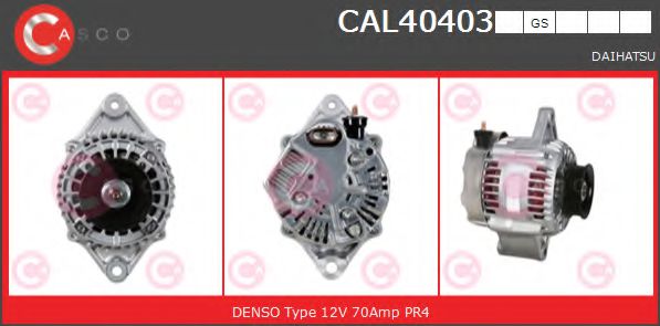 CASCO CAL40403GS Генератор для DAIHATSU GRAN MOVE (Дайхатсу Гран моvэ) CASCO CAL40403GS Генератор для DAIHATSU GRAN MOVE (Дайхатсу Гран моvэ)