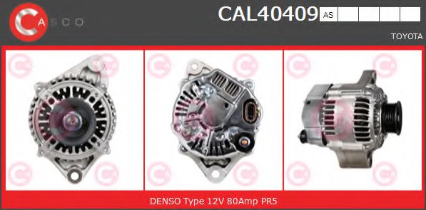 CASCO CAL40409AS Генератор для TOYOTA (Тойота/тоета) CASCO CAL40409AS Генератор для TOYOTA (Тойота/тоета)