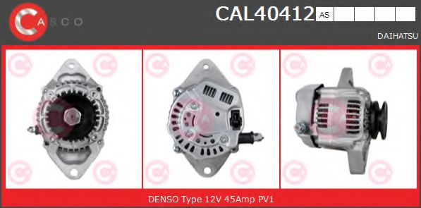 CASCO CAL40412AS Генератор для DAIHATSU (Дайхатсу) CASCO CAL40412AS Генератор для DAIHATSU (Дайхатсу)