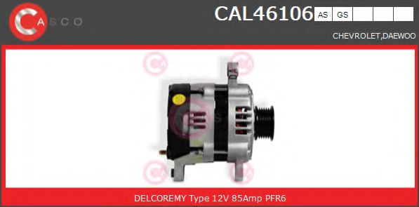 CASCO CAL46106AS Генератор для CHEVROLET LACETTI (Шевроле Лачетти) CASCO CAL46106AS Генератор для CHEVROLET LACETTI (Шевроле Лачетти)