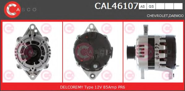 CASCO CAL46107AS Генератор для CHEVROLET LACETTI (Шевроле Лачетти) CASCO CAL46107AS Генератор для CHEVROLET LACETTI (Шевроле Лачетти)