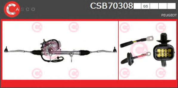 CASCO CSB70308GS Рулевой механизм для PEUGEOT 208 (Пежо 208) CASCO CSB70308GS Рулевой механизм для PEUGEOT 208 (Пежо 208)