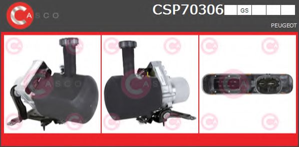 CASCO CSP70306GS Гидравлический насос, рулевое управление для PEUGEOT 407 (Пежо 407) CASCO CSP70306GS Гидравлический насос, рулевое управление для PEUGEOT 407 (Пежо 407)