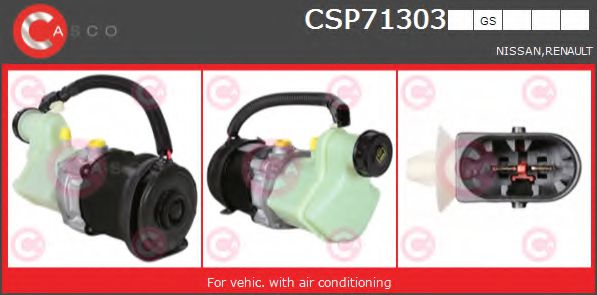 CASCO CSP71303GS Гидравлический насос, рулевое управление для RENAULT KANGOO RAPID (Рено Кангу рапид) CASCO CSP71303GS Гидравлический насос, рулевое управление для RENAULT KANGOO RAPID (Рено Кангу рапид)