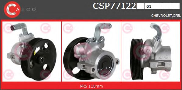 CASCO CSP77122GS Гидравлический насос, рулевое управление для CHEVROLET CAPTIVA (Шевроле Каптива) CASCO CSP77122GS Гидравлический насос, рулевое управление для CHEVROLET CAPTIVA (Шевроле Каптива)