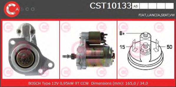 CASCO CST10133AS Стартер для VOLKSWAGEN JETTA I (Фольксваген Жэтта и) CASCO CST10133AS Стартер для VOLKSWAGEN JETTA I (Фольксваген Жэтта и)