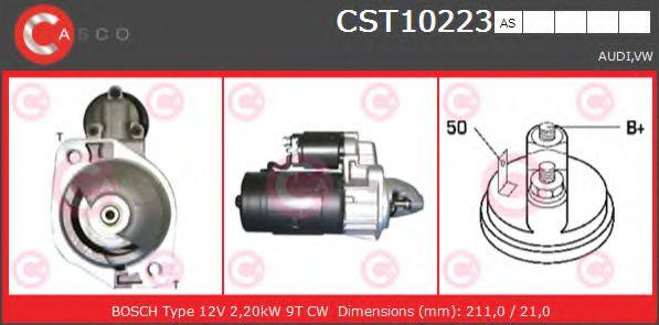 CASCO CST10223AS Стартер 11 1982 для VOLKSWAGEN LT 28-50 (Фольксваген Лт 28-50) CASCO CST10223AS Стартер 11 1982 для VOLKSWAGEN LT 28-50 (Фольксваген Лт 28-50)