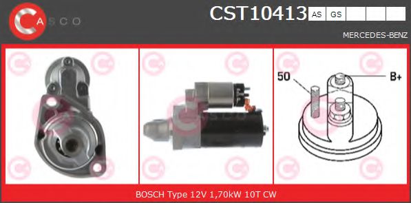 CASCO CST10413AS Стартер для MERCEDES-BENZ M-CLASS (Мэрcэдэс-бэнз М-cласс) CASCO CST10413AS Стартер для MERCEDES-BENZ M-CLASS (Мэрcэдэс-бэнз М-cласс)