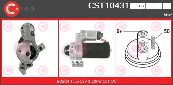 CASCO CST10431GS Стартер для BMW (Бмв)