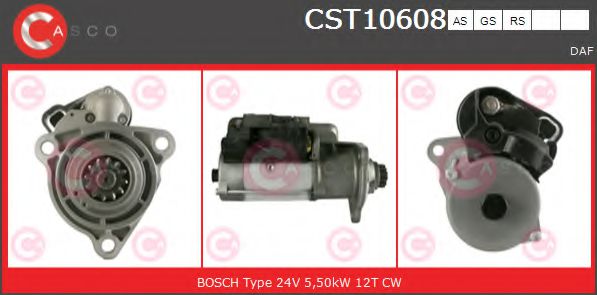 CASCO CST10608AS Стартер для DAF XF 105 (Даф Xф 105) CASCO CST10608AS Стартер для DAF XF 105 (Даф Xф 105)