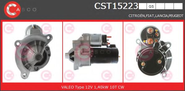 CASCO CST15223GS Стартер для PEUGEOT 407 (Пежо 407) CASCO CST15223GS Стартер для PEUGEOT 407 (Пежо 407)