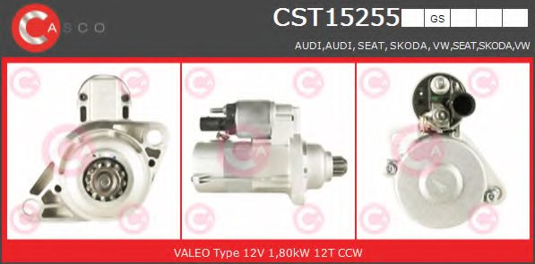 CASCO CST15255GS Стартер для VOLKSWAGEN JETTA IV (Фольксваген Джетта 4) CASCO CST15255GS Стартер для VOLKSWAGEN JETTA IV (Фольксваген Джетта 4)