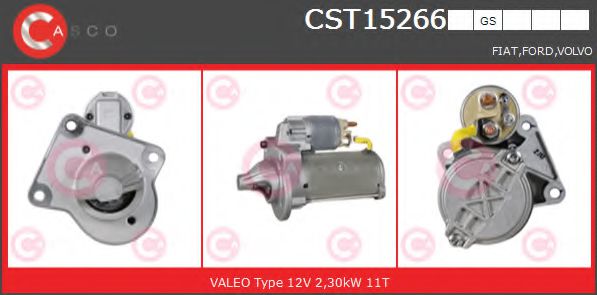 CASCO CST15266GS Стартер для VOLVO (Вольво) CASCO CST15266GS Стартер для VOLVO (Вольво)