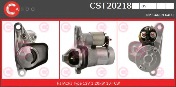 CASCO CST20218GS Стартер для RENAULT LAGUNA III ER (Рено Лагуна 3 ер) CASCO CST20218GS Стартер для RENAULT LAGUNA III ER (Рено Лагуна 3 ер)