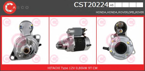 CASCO CST20224AS Стартер для HONDA CIVIC V (Хонда Цивик 5) CASCO CST20224AS Стартер для HONDA CIVIC V (Хонда Цивик 5)