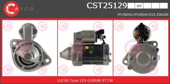 CASCO CST25129GS Стартер для KIA (Киа) CASCO CST25129GS Стартер для KIA (Киа)