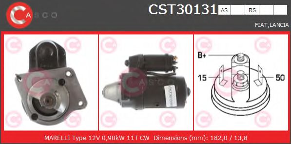 CASCO CST30131RS Стартер для FIAT (Фиат) CASCO CST30131RS Стартер для FIAT (Фиат)