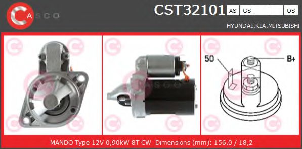 CASCO CST32101GS Стартер полностью автоматическая коробка передач для MITSUBISHI ETERNA IV (Митсубиши/митсубиси Этэрна иv) CASCO CST32101GS Стартер полностью автоматическая коробка передач для MITSUBISHI ETERNA IV (Митсубиши/митсубиси Этэрна иv)