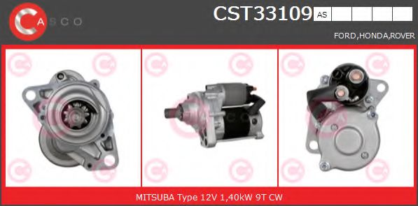 CASCO CST33109AS Стартер для HONDA PRELUDE III (Хонда Прэлудэ 3) CASCO CST33109AS Стартер для HONDA PRELUDE III (Хонда Прэлудэ 3)