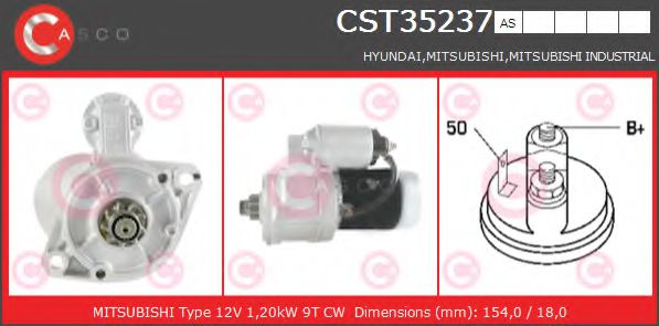 CASCO CST35237AS Стартер для MITSUBISHI PAJERO/SHOGUN I (Митсубиши/митсубиси Пажэро/шогун и) CASCO CST35237AS Стартер для MITSUBISHI PAJERO/SHOGUN I (Митсубиши/митсубиси Пажэро/шогун и)