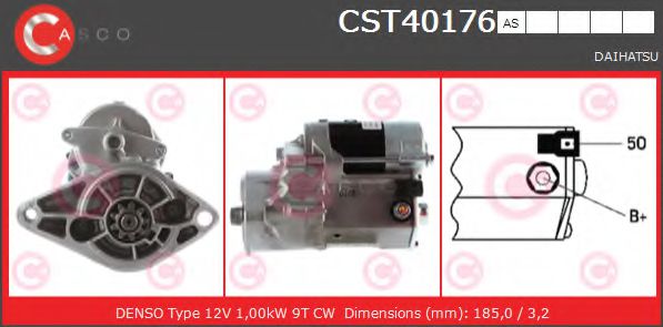 CASCO CST40176AS Стартер для DAIHATSU APPLAUSE I (Дайхатсу Апплаусэ и) CASCO CST40176AS Стартер для DAIHATSU APPLAUSE I (Дайхатсу Апплаусэ и)