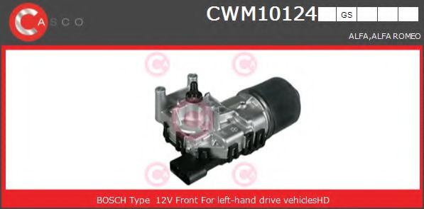 CASCO CWM10124GS Двигатель стеклоочистителя для ALFA ROMEO 147 (Альфа ромео 147) CASCO CWM10124GS Двигатель стеклоочистителя для ALFA ROMEO 147 (Альфа ромео 147)