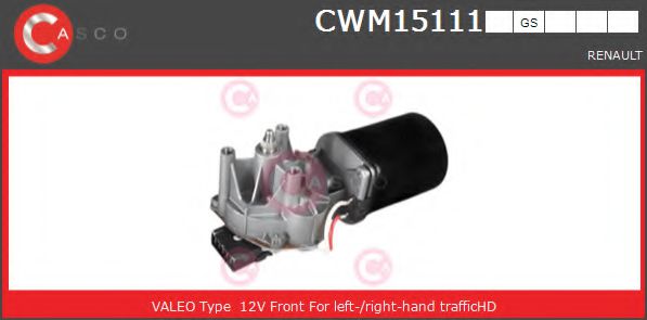 CASCO CWM15111GS Двигатель стеклоочистителя для RENAULT 9 (Рено 9) CASCO CWM15111GS Двигатель стеклоочистителя для RENAULT 9 (Рено 9)