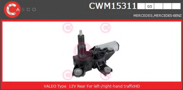 CASCO CWM15311GS Двигатель стеклоочистителя для MERCEDES-BENZ VANEO (Мэрcэдэс-бэнз Vанэо) CASCO CWM15311GS Двигатель стеклоочистителя для MERCEDES-BENZ VANEO (Мэрcэдэс-бэнз Vанэо)
